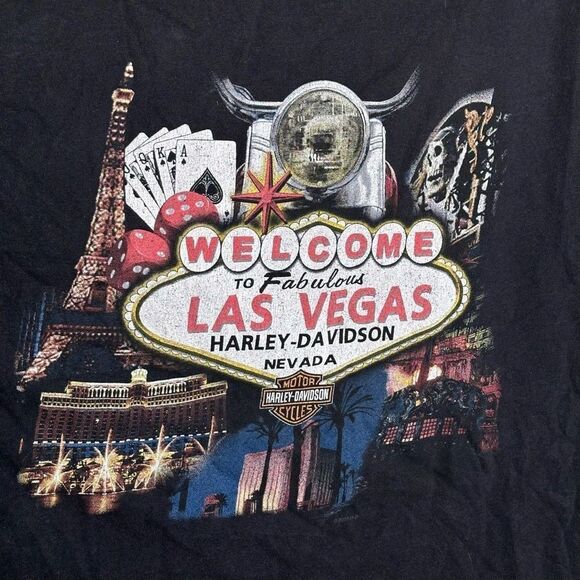 Y2K Harley Davidson Joker Clown T Shirt XL - Picture 5 of 8